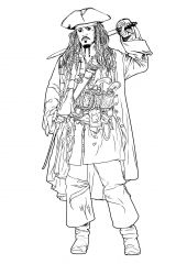 coloring pages For children pirates Of The caribbean 23308