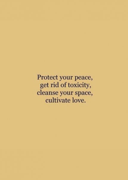 Protect your peace